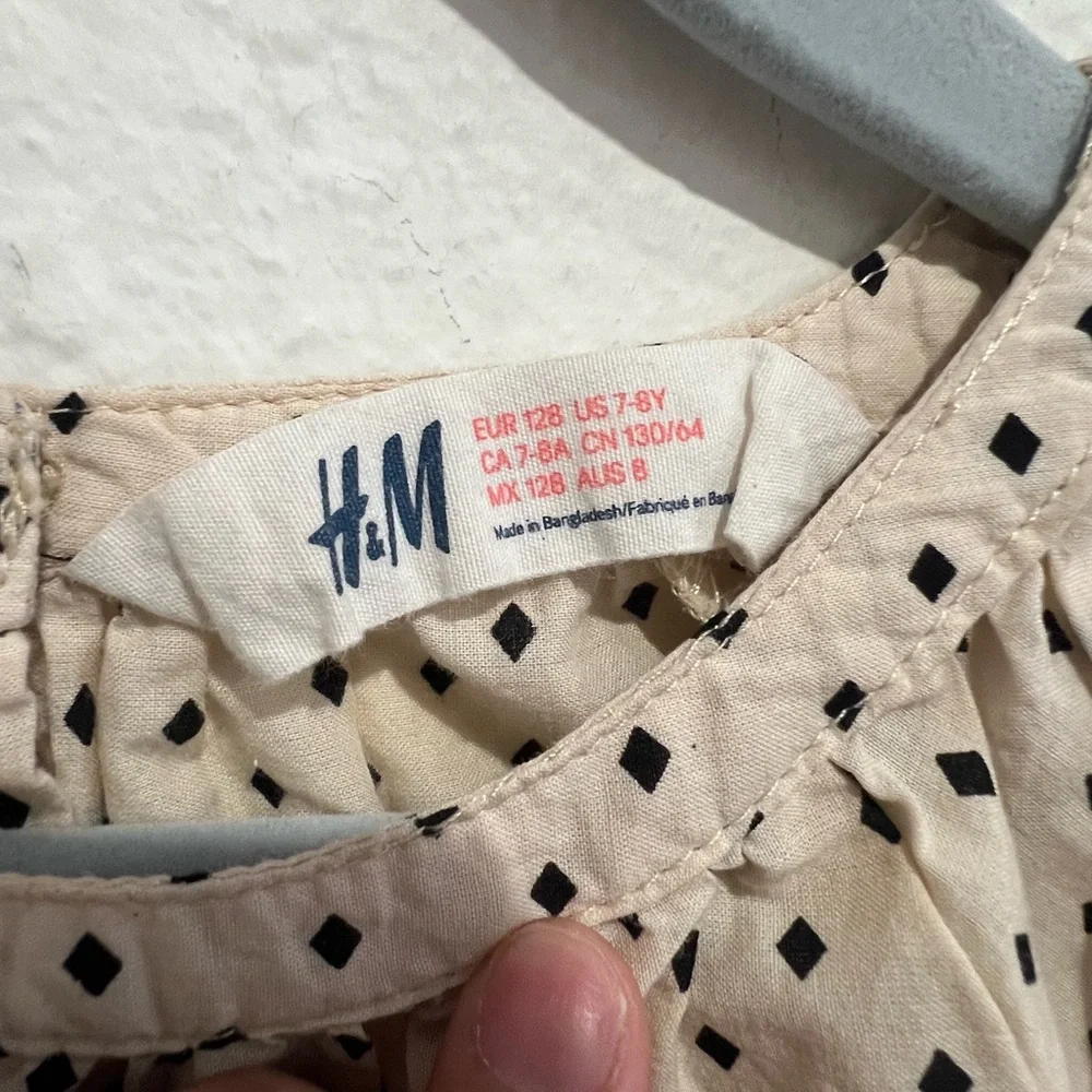 H&M Charming Black and White Kids Dress